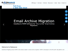 Tablet Screenshot of dtawave.com